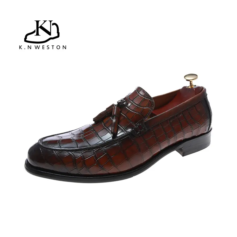 Итальянская модная Высококачественная Мужская обувь для отдыха из натуральной кожи высокого качества, сделанная в Китае мужская обувь