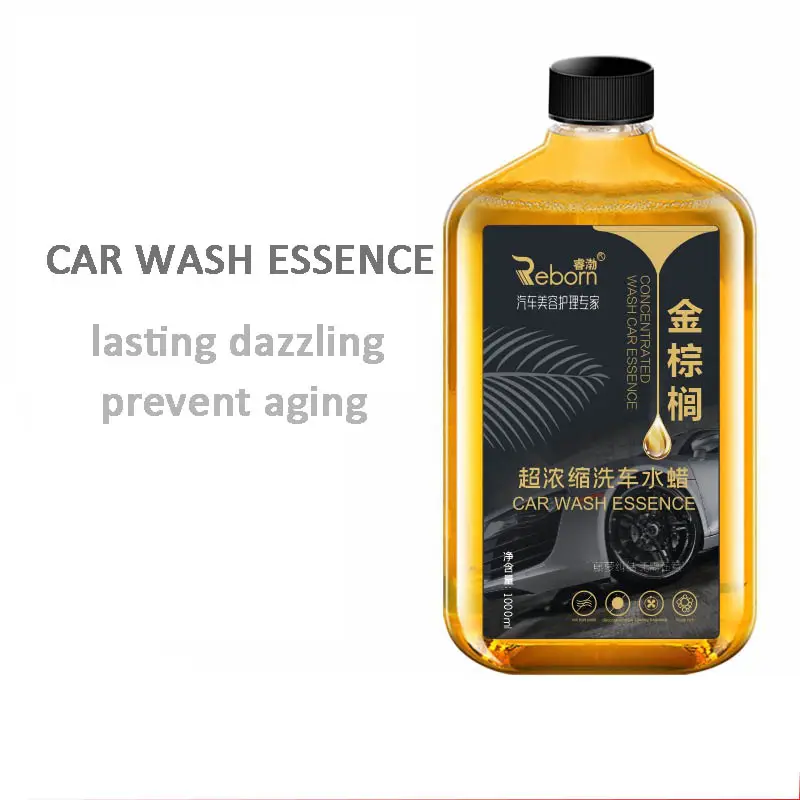 quality high foam car cleaning wash liquid shampoo wax snow foam