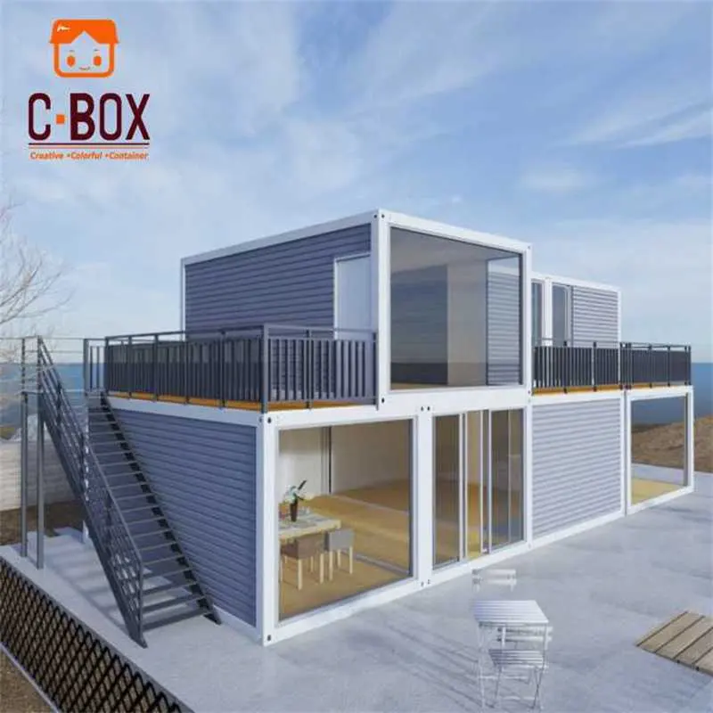 Low Price Factory Direct Cbox 20ft 40ft Prefabricated Container Office Building Steel Structures Container Support Customizable