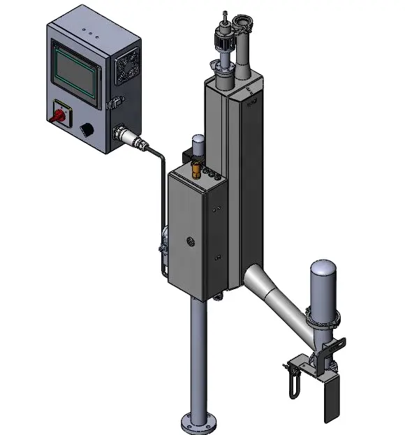 Liquid Machine High Precision 55 Kg Stainless Steel Automatic Liquid Nitrogen Fill Machine For Can