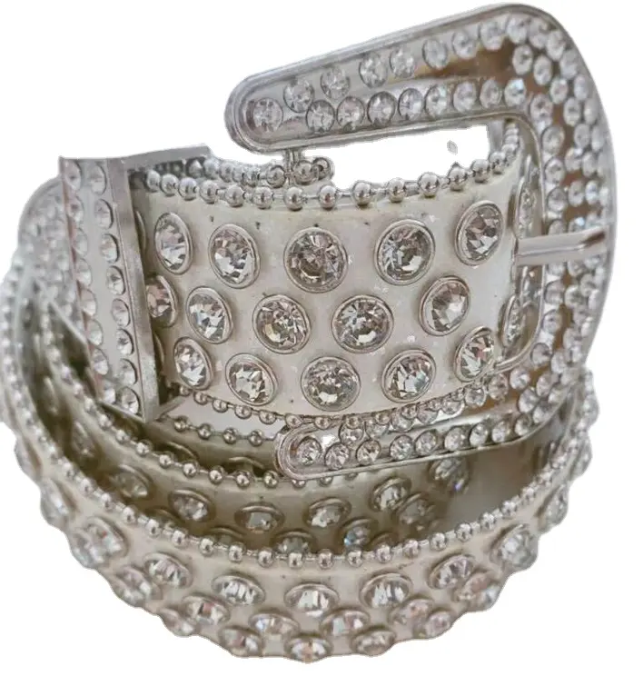 Women bling belts bb simon glitter belt crystal