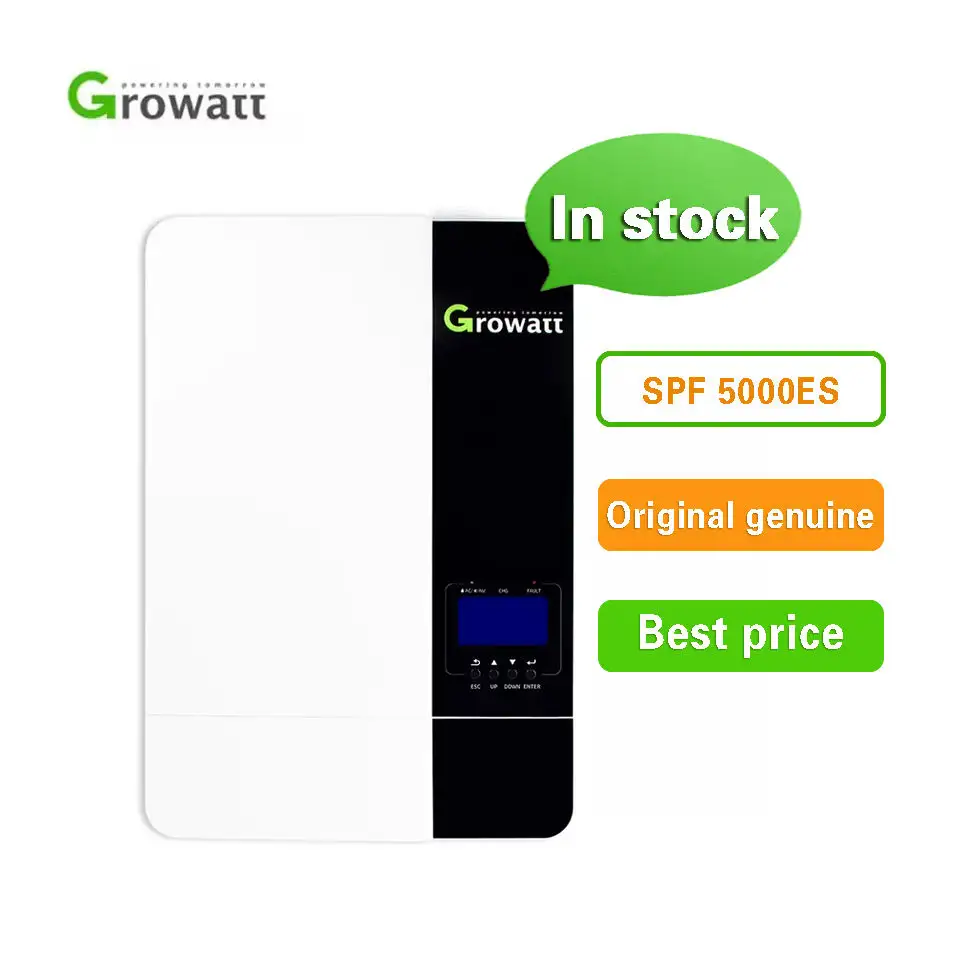 Hot sale 5KW SPF 3500 ES 5000 ES   Off Grid Inverter 1 Phase growatt spf 5000es solar inverter