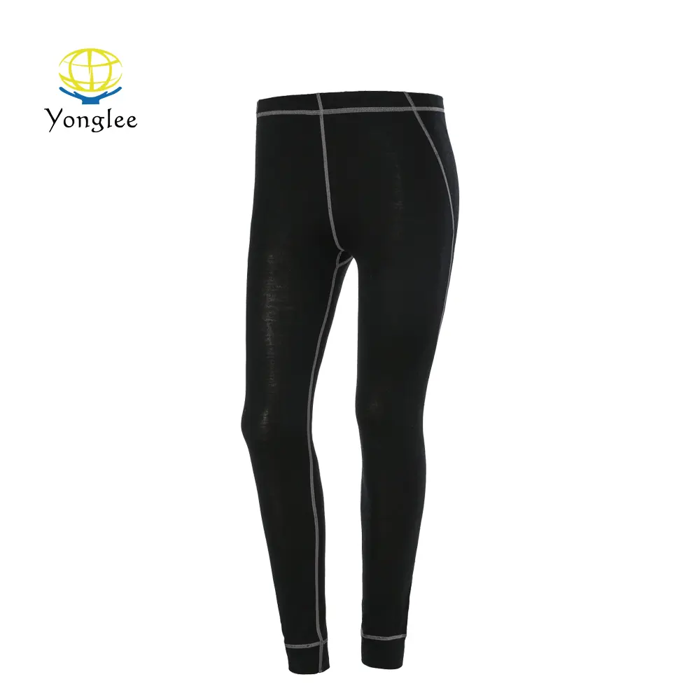 High Quality Breathable Womens Sportswear Base Layer Merino Wool Leggings