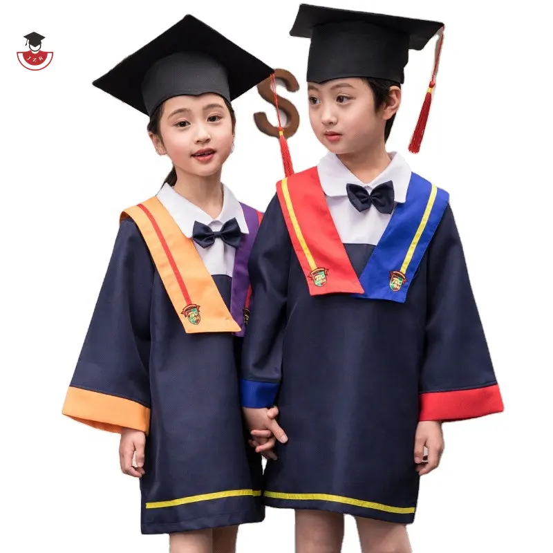 Customized High Quality School children Graduation Gown Preschool children Graduation gown for kids