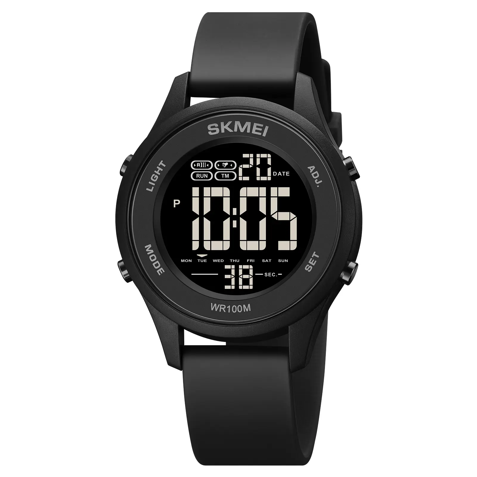 Skmei 1758 простые пользовательские спортивные мужские Дешевые 10ATM Водонепроницаемые силиконовые цифровые часы