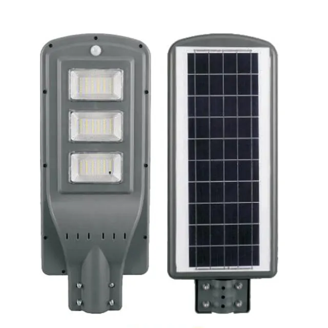 ESG оптовая цена Заводская дешевая цена наружный водонепроницаемый 90 Вт Встроенный все в одном светодиодный солнечный уличный фонарь