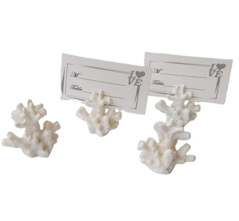 Wedding Decoration Coral Place Card Holder