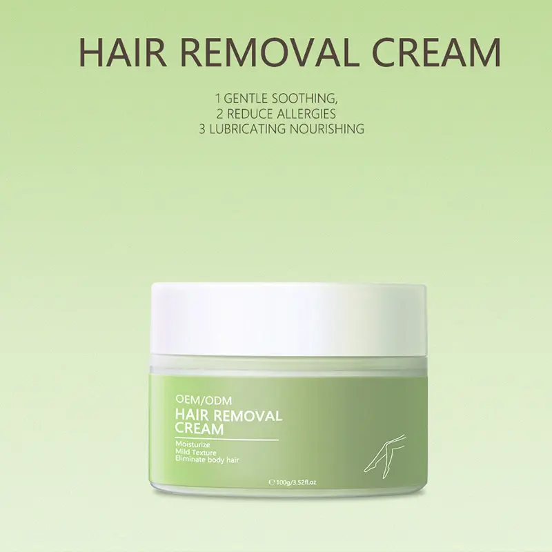Hair Removal Cream For Women Custom Logo Body Care 100g Women Permanent Full Hair Removal Cream For Men And Women Moisturize Mild Texture