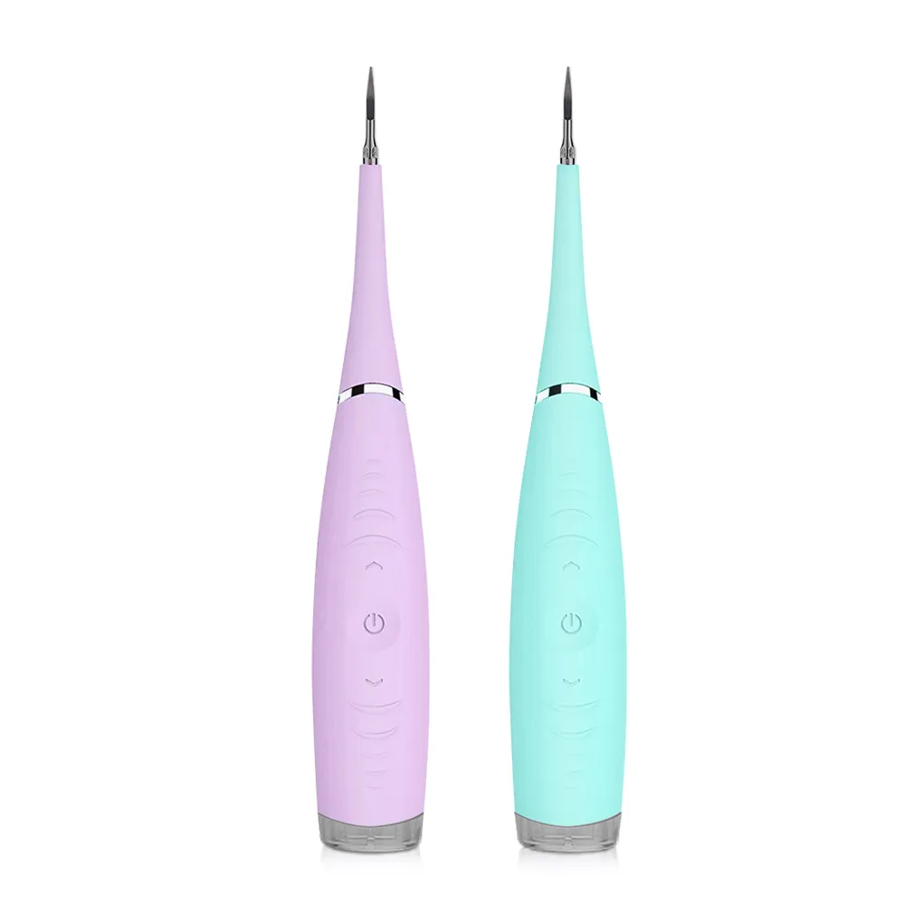 New Portable Waterproof Rechargeable High Frequency Beauty And Personal Care Electric Ultrasonic Tooth Cleaner