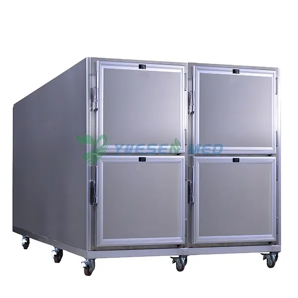 Mortuary Refrigerator High Quality YSSTG0104 4 Bodies Mortuary Refrigeration Morgue Corpse Freezing On Sale