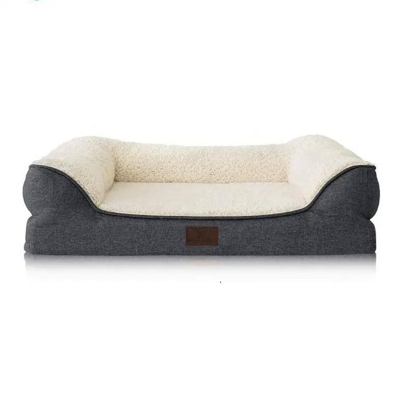 Дешевая новая стильная ортопедическая портативная кровать для домашних животных из пены с эффектом памяти S/M/L диван стильная кровать для собак