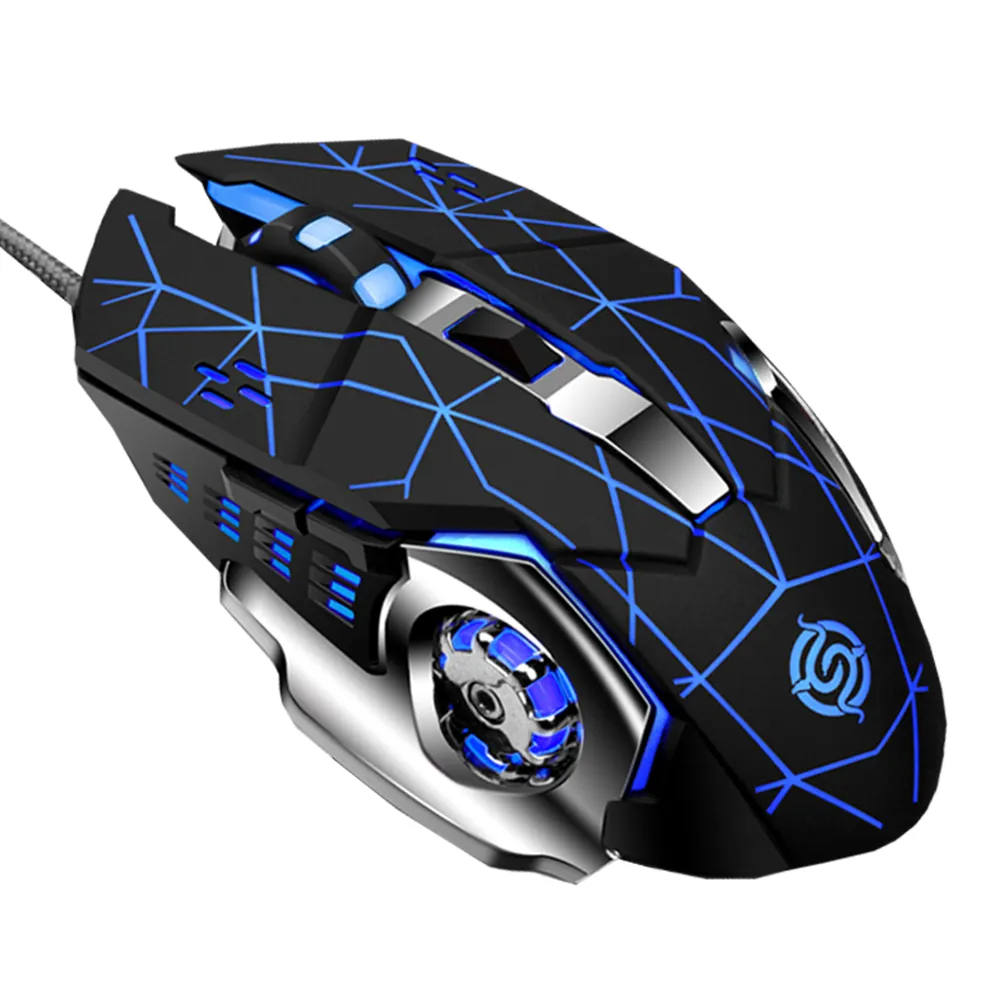 2020 Best sale wired the Ergonomic Professional gaming mouse silent usb gaming LED backlight Colorful Lights Computer Mouse