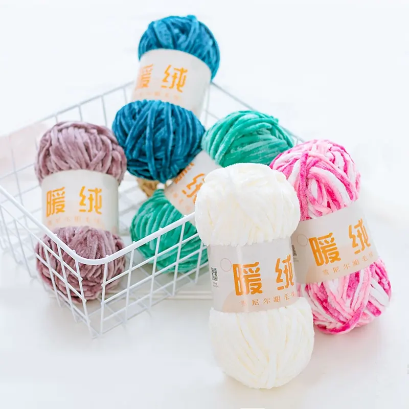 9 Bettex in stock 100g/68m chenille yarn crochet yarn for hand knitting