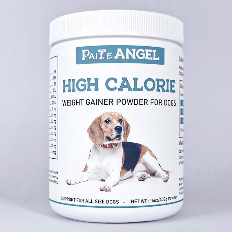 OEM Pet Nutrit Natural Health High Protein Dog Vitamin Supplement Powder Weight Gain High Calorie Supplement For Dog