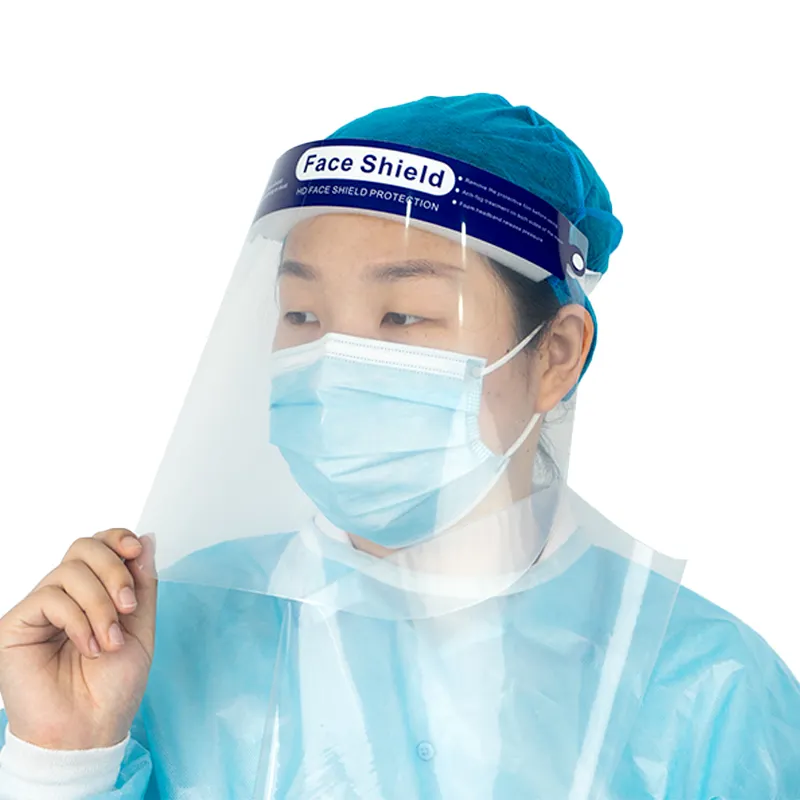 Anti Fog Transparent Faceshield Disposable Face Shield Shields Plastic Face Shield