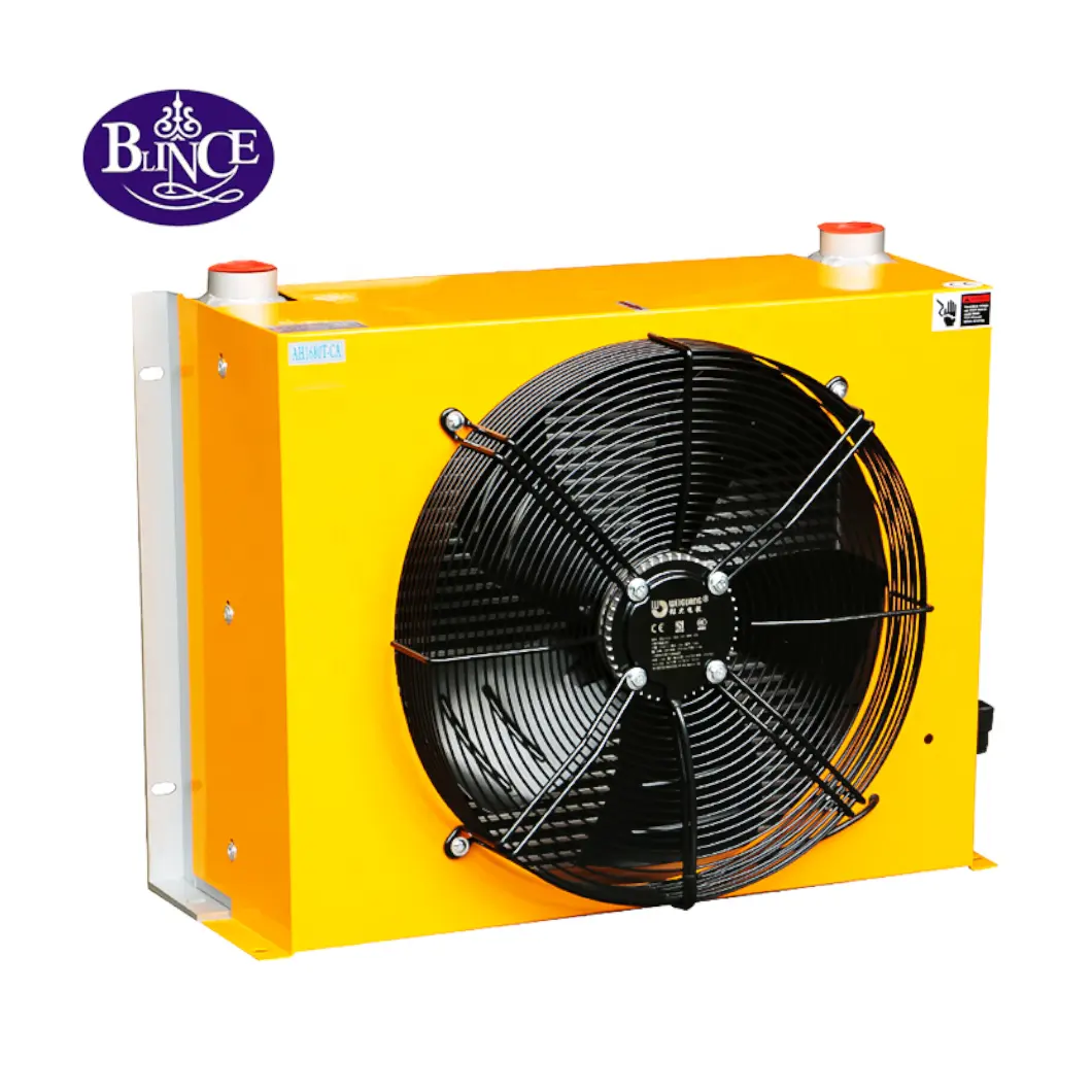 AH1470T-CA 200L/min Hydraulic Air Cooled Oil Cooler with 12V Fan