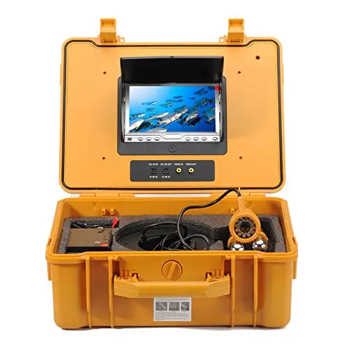 Waterproof Fish Finder 7" TFT LCD Monitor Underwater Fishing Video Camera System with DVR at 20m to 300M cable