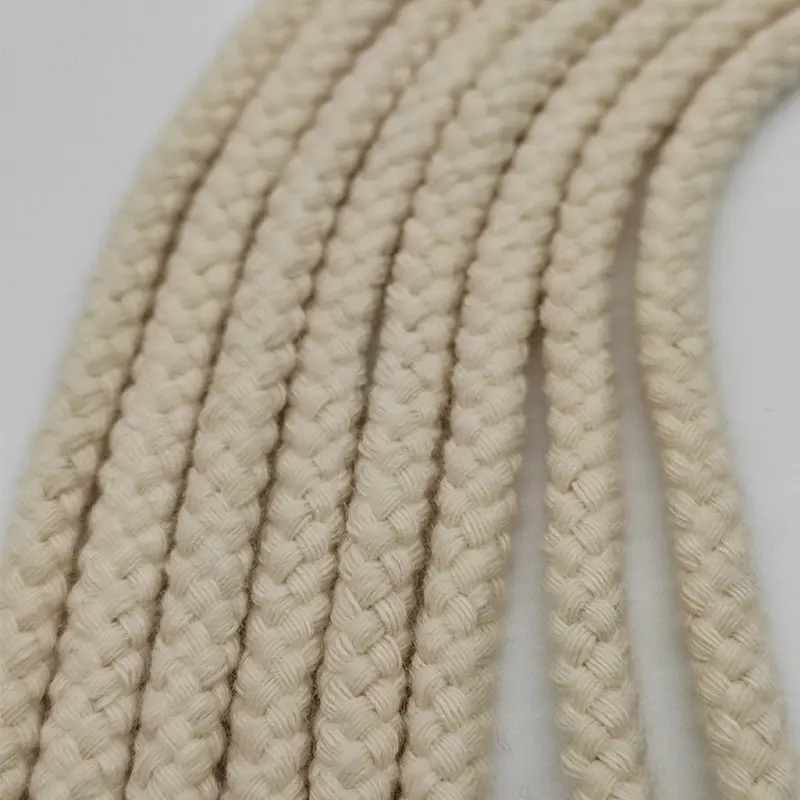 3mm 4mm 5mm 6mm Twisted Cotton Braid Cord Multi Color Length Waist Rope Macrame Cord