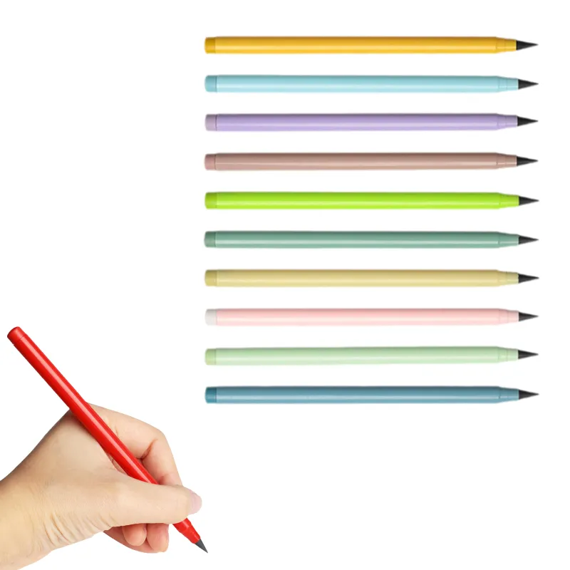 Графит навсегда вечная карандаши для детей новые 14 видов цветов ластики в форме бескраскового бесконечное карандаши для рисования вечная карандаши