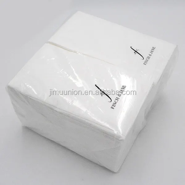 Wholesale restaurant Custom White 1/8 folded Virgin Wood Pulp Printed Dinner Table Paper Serviettes Napkin / paper napkin