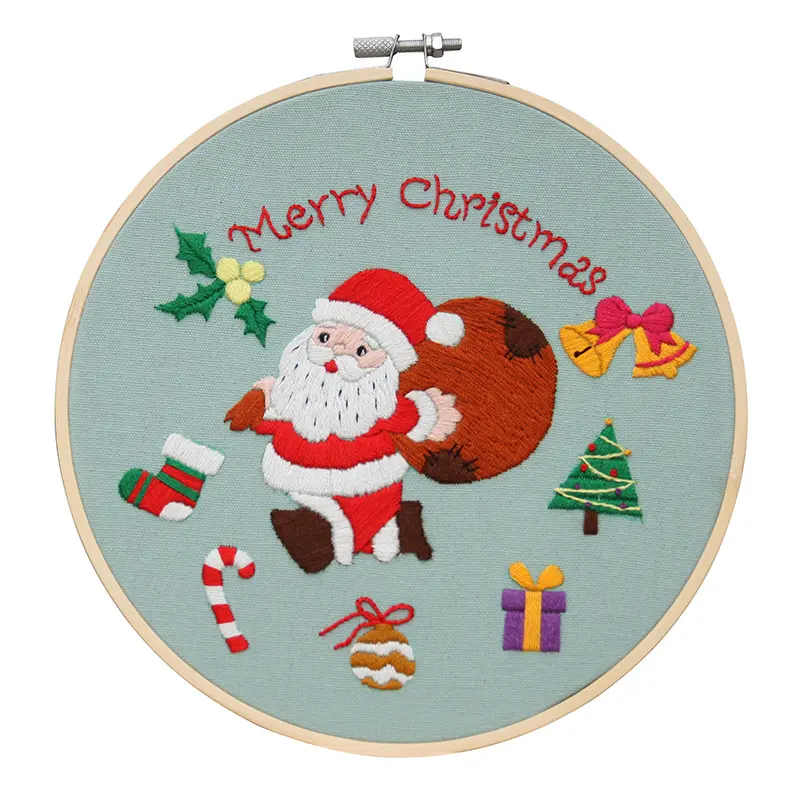 Embroidery Handmade DIY Christmas 3d Handmade Creative Embroidery Material Package