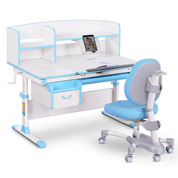A12-S children furniture set height adjustable ergonomic kids table chair