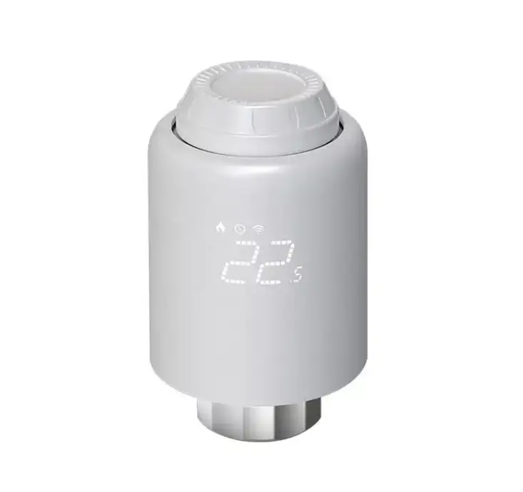 Ультра-маломощный Еженедельный программируемый Zigbee умный светодиодный дисплей термостатический радиаторный клапан светодиодный экран TRV601