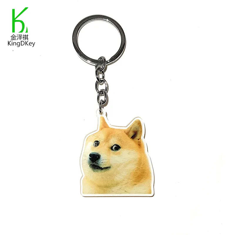 Shinchan, акриловая сублимационная смола, форма, брелок, персонализированная собака, брелок с логотипом