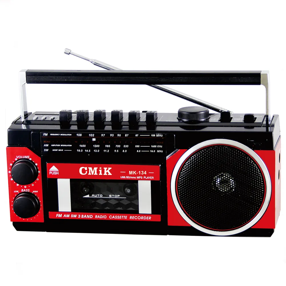 cmik mk-134 oem best price deck tape player fm radio earphone jack cassette recorder