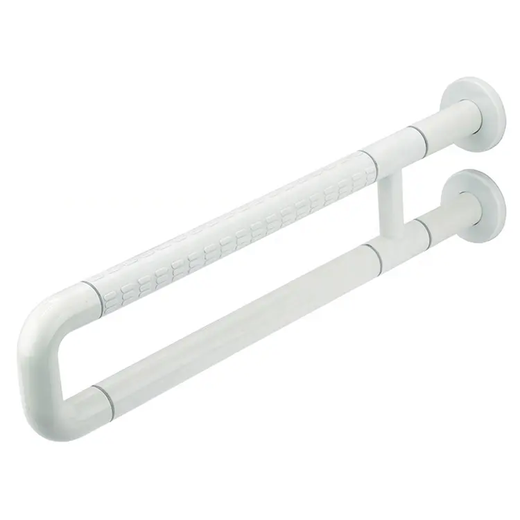 Anti-slip Wall Mounted ABS Coating Washroom Safety Grab Bar for Handicapped Elderly WC Armrest Grab Rail Shower Handle Bars