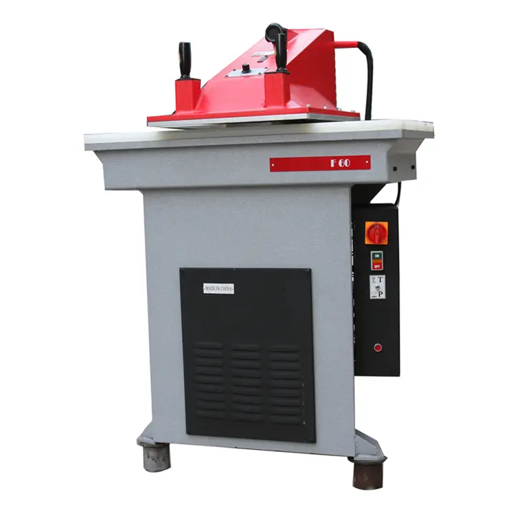 25ton clicker press swing arm  cutting machine