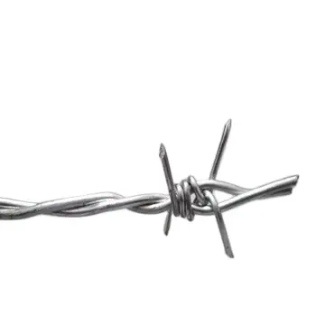 Galvanized Wire PVC Coated 4-Points 12x12 Gauge 12x14 Gauge Barbed Wire