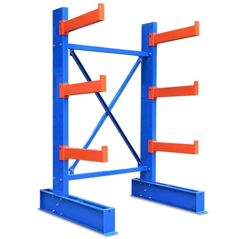 CE Industrial Heavy Duty Cantilever Shelf Racks for Warehouse Pipe Storage