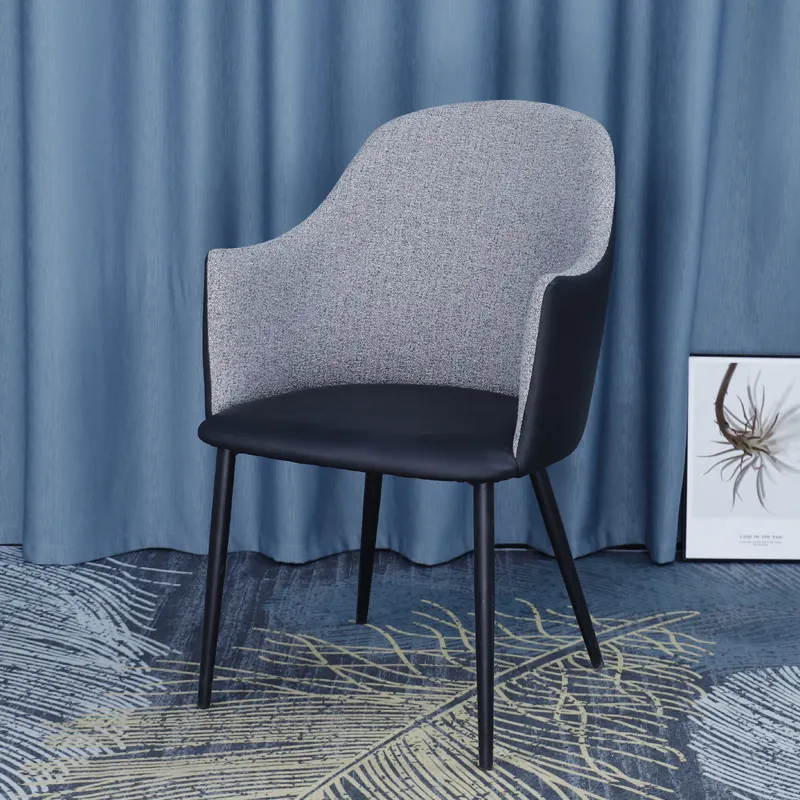 Удобный стул из льняной ткани для гостиной, столовой