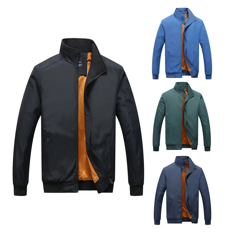 Дизайнерские куртки для мужчин, классические мужские классические деловые пальто большого размера, плюшевая утепленная куртка Харрингтона