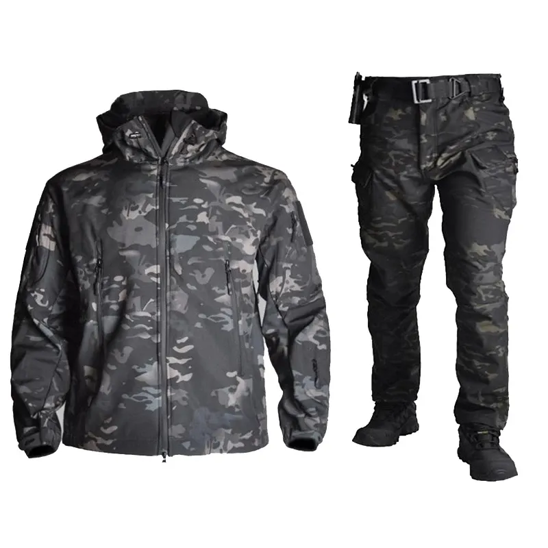 Best Selling Tactical Suits Pants and Jackects Uniform Long Sleeve Military Combat Suits