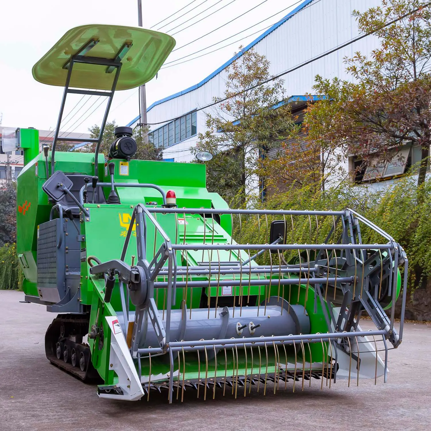 China Hot Sale Small Combine wheat harvest machine price of wheat harvester