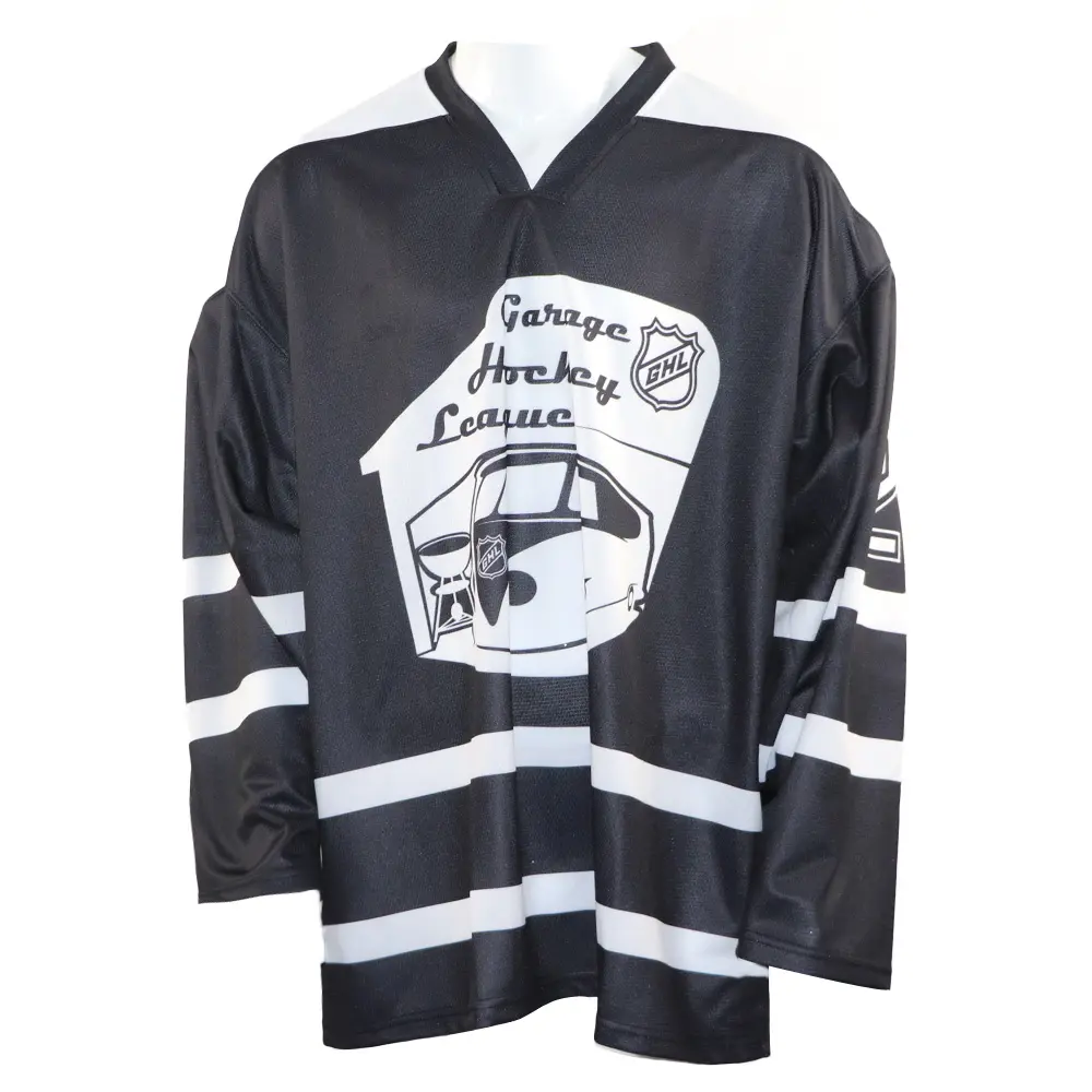 Персонализированная двухсторонняя футболка для хоккея с шайбой, командный комплект, футболка для хоккея с сублимацией