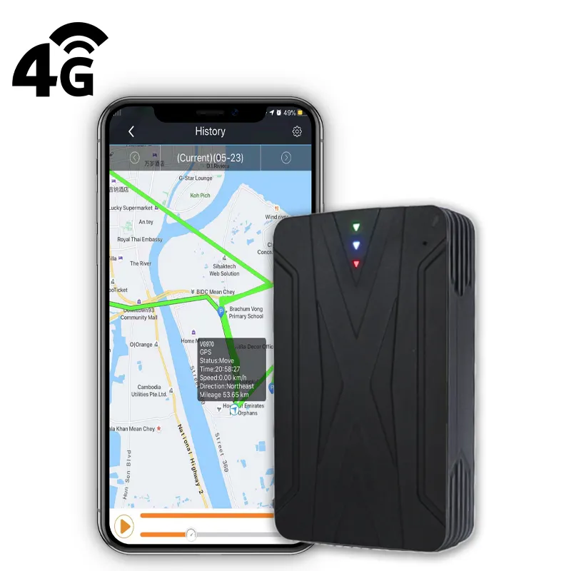 GPS Alarm Auto Tracker Hidden GPS Tracker For Car 4G Long Standby with 60 120 240dys GPS Tracker