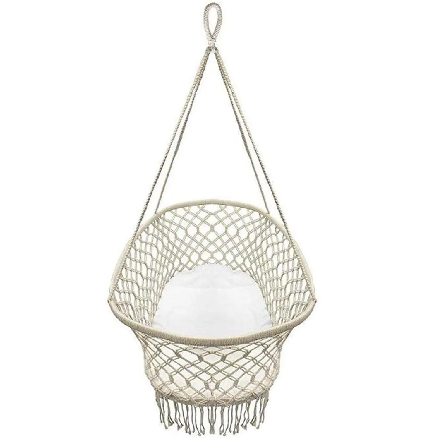 Macrame Baby Swing Chairs Handmade Indoor Hanging Chair Toddler Swing Hammock Chair Baby Hammock Sleeping Bed