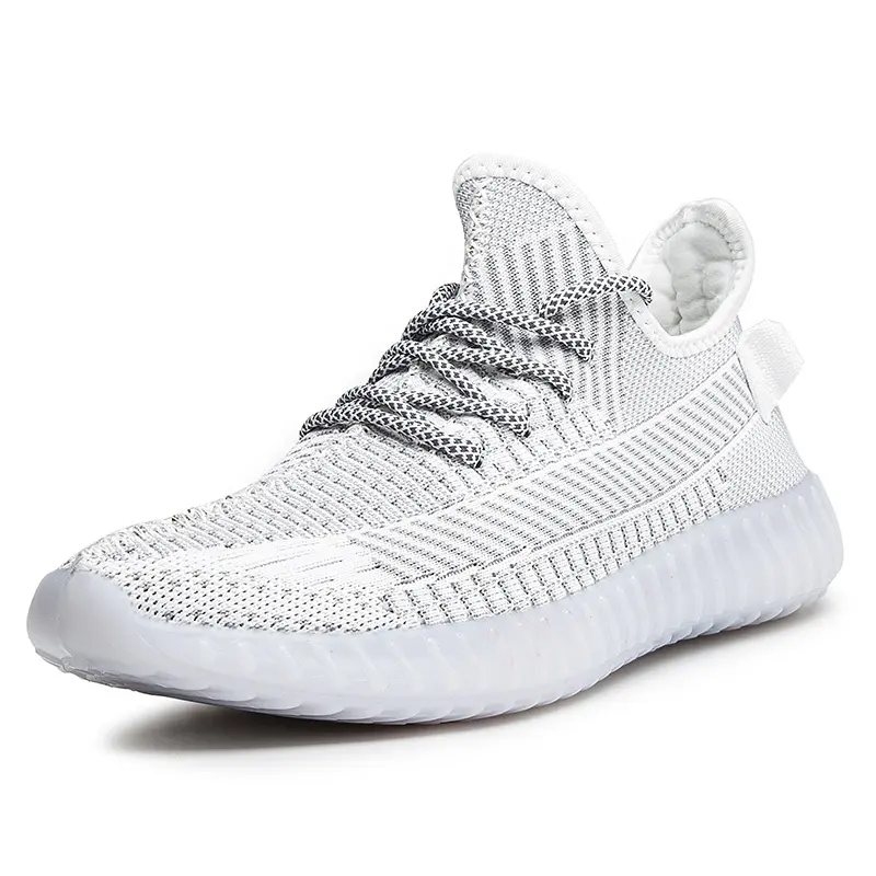 Custom Shoes Man Footwear 2019 Yeezy Sport Shoes Fashion Sneakers For Men Flyknit Breathable Running Shoe Basketball JD-6820