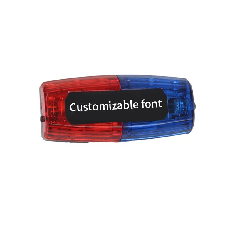 Водонепроницаемый наплечный фонарь для безопасности дороги, красный, синий светодиод, перезаряжаемый полицейский предупреждающий фонарь на плечи
