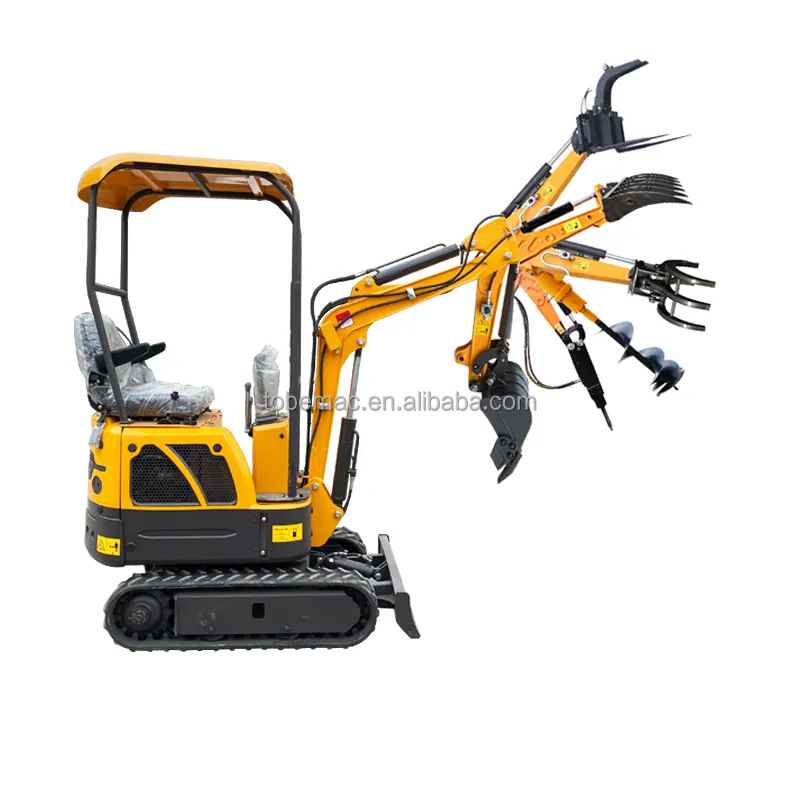 2020 multi-function mini excavator a ton of excavator factory price sell like hot cakes multifunctional excavator