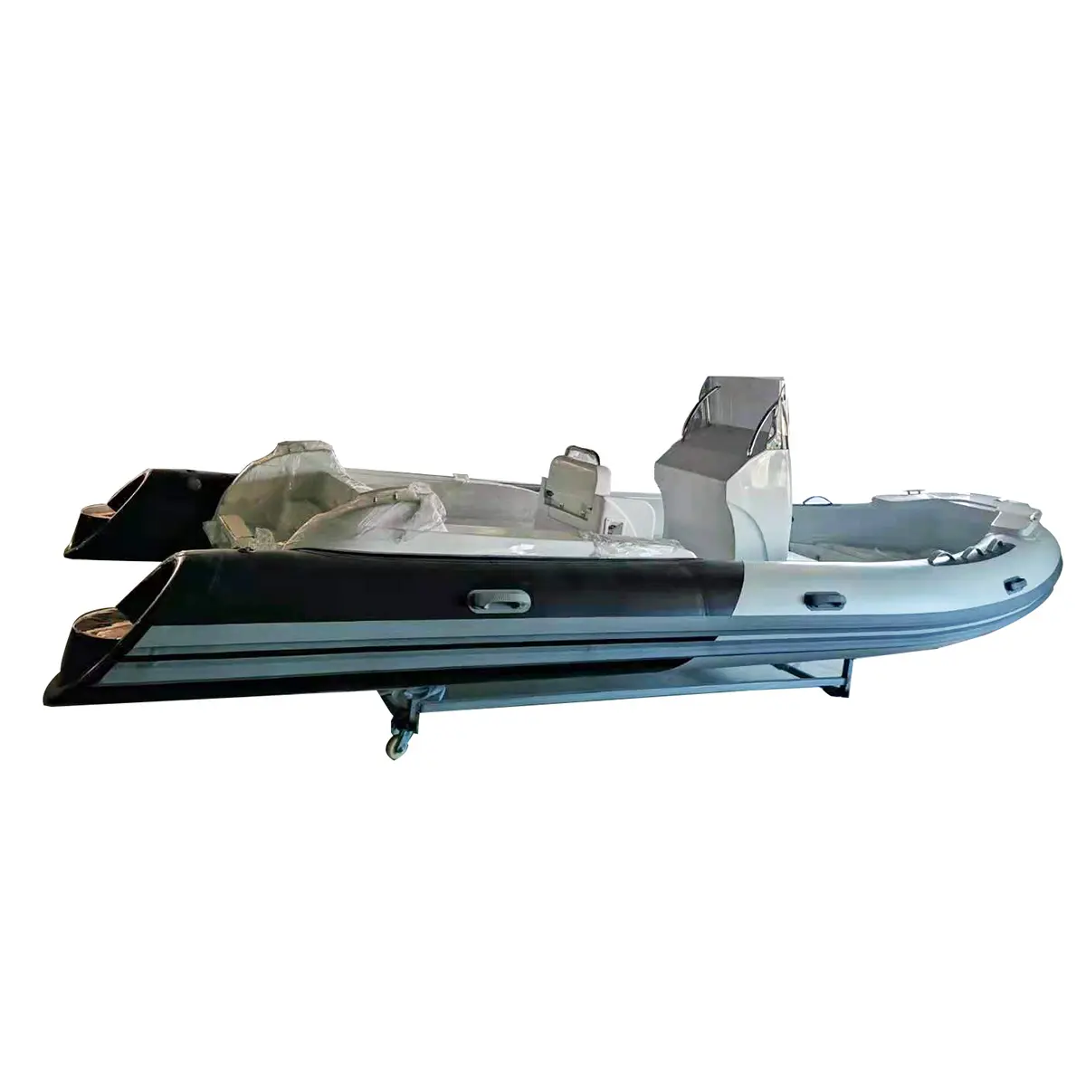 Liya 6.2meter rib boat with canopy fibre glass dinghies for passengers