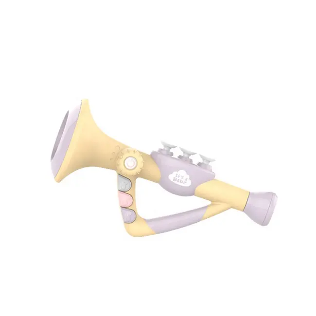 New Products Musical Instruments Horn Toy Trumpet For Kid With Light Adjustable Volume Music Preschool Educational Toy For Baby