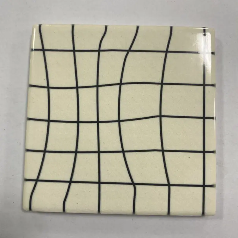 5.9cm square ceramic fridge magnet sublimation tiles