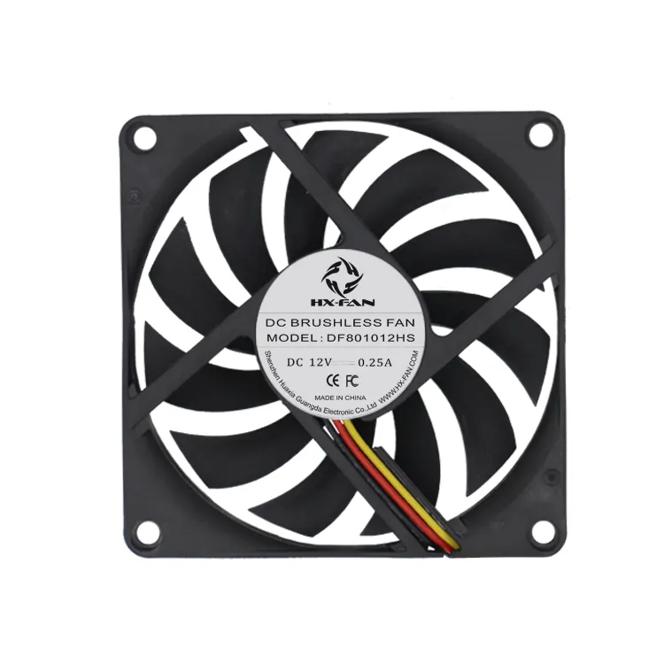 HXFAN High Speeed DF801012HS DC Axial Fans 80x80x10mm Cooling Computer Fan