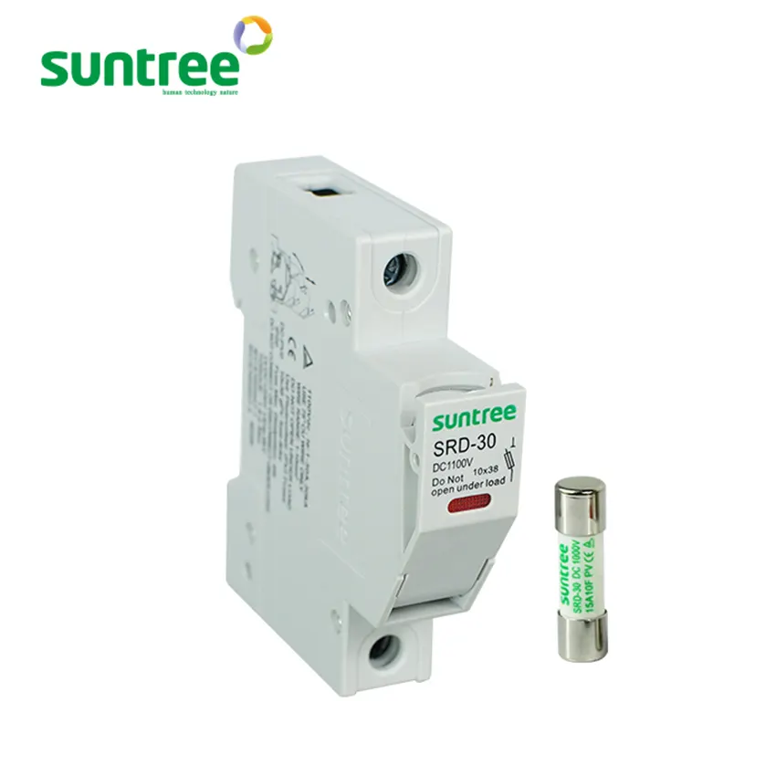 High Quality SRD-30 DC 1000V 15A Solar PV Fuse  Holder and Fuse Link has passed TUV CE certificate