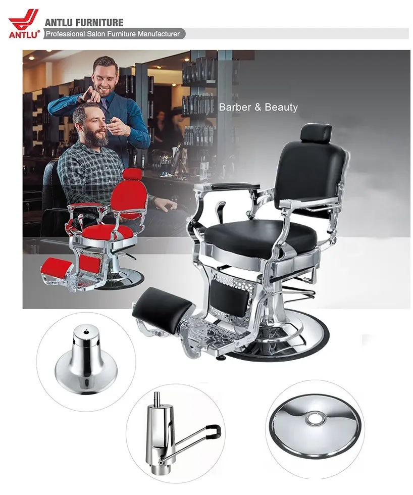 Оборудование для парикмахерской антикварные стулья для стрижки волос Ретро стулья для бритья античный профессиональный Мужской парикмахерский стул