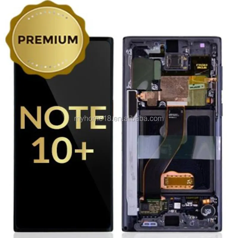 OEM качество Galaxy Note 10 плюс ЖК-экран дигитайзер сенсорный сборочный дисплей запасная часть для Samsung Note 10